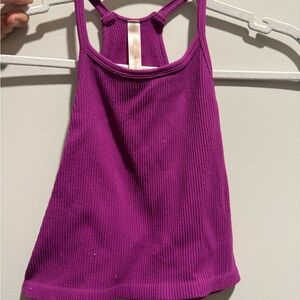 Purple free people tank top